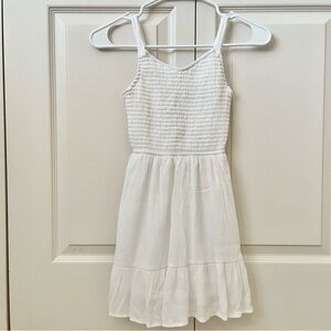 Target Art Class girls smock sleeveless white dress size 6/7